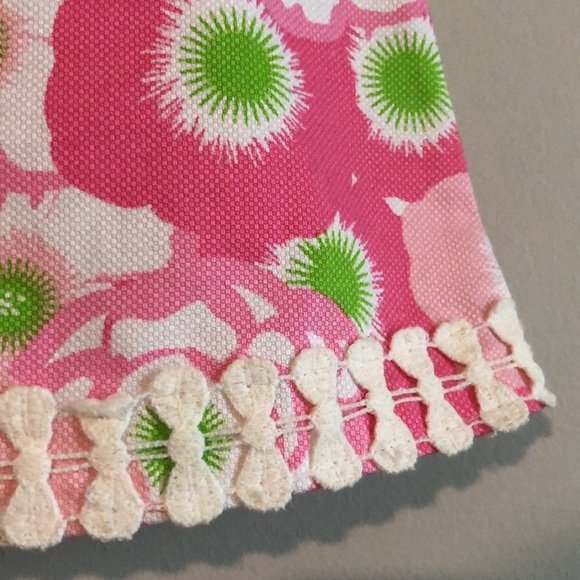 {Mud Pie} Floral Dress w/ Pink Bow, Size 12-18 mo - Picture 3 of 6